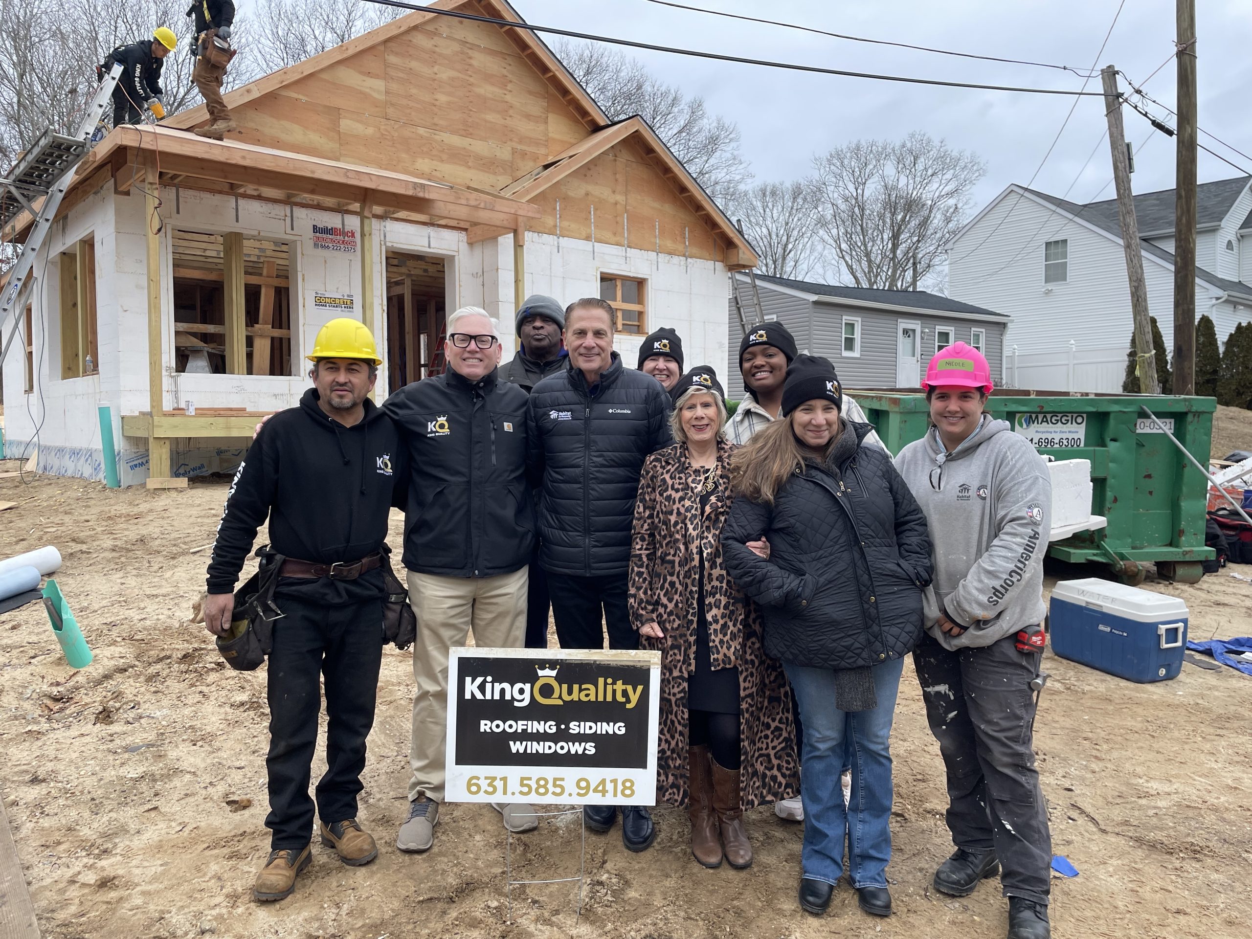 Roof Donated to Riverhead Habitat for Humanity Home by KQ